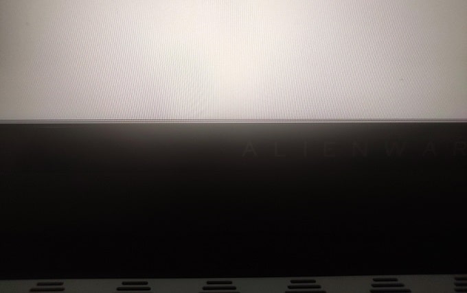Alienware Laptop Horizontal Lines on Screen