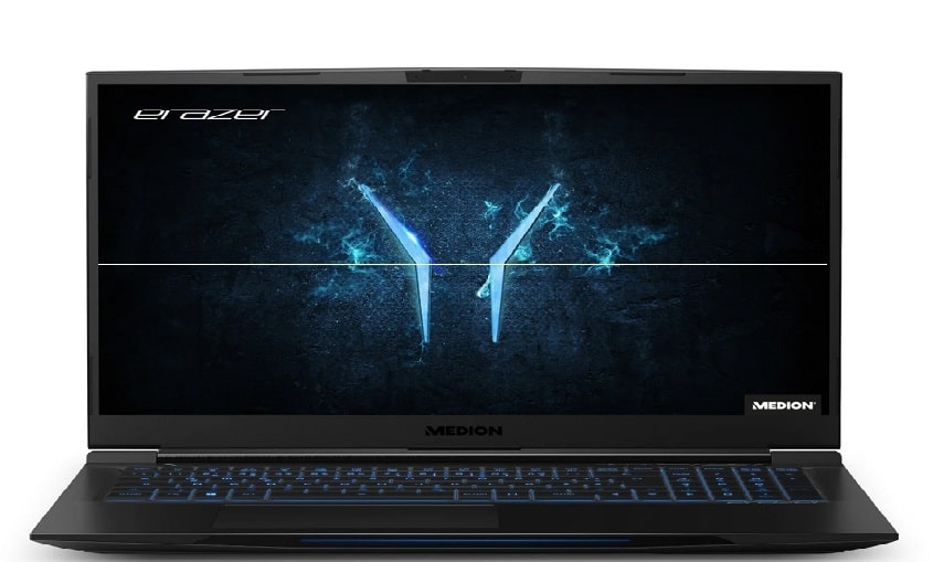 Medion-Erazer-horozontal-lines