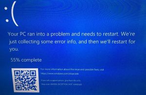HP Laptop Blue Screen Issue